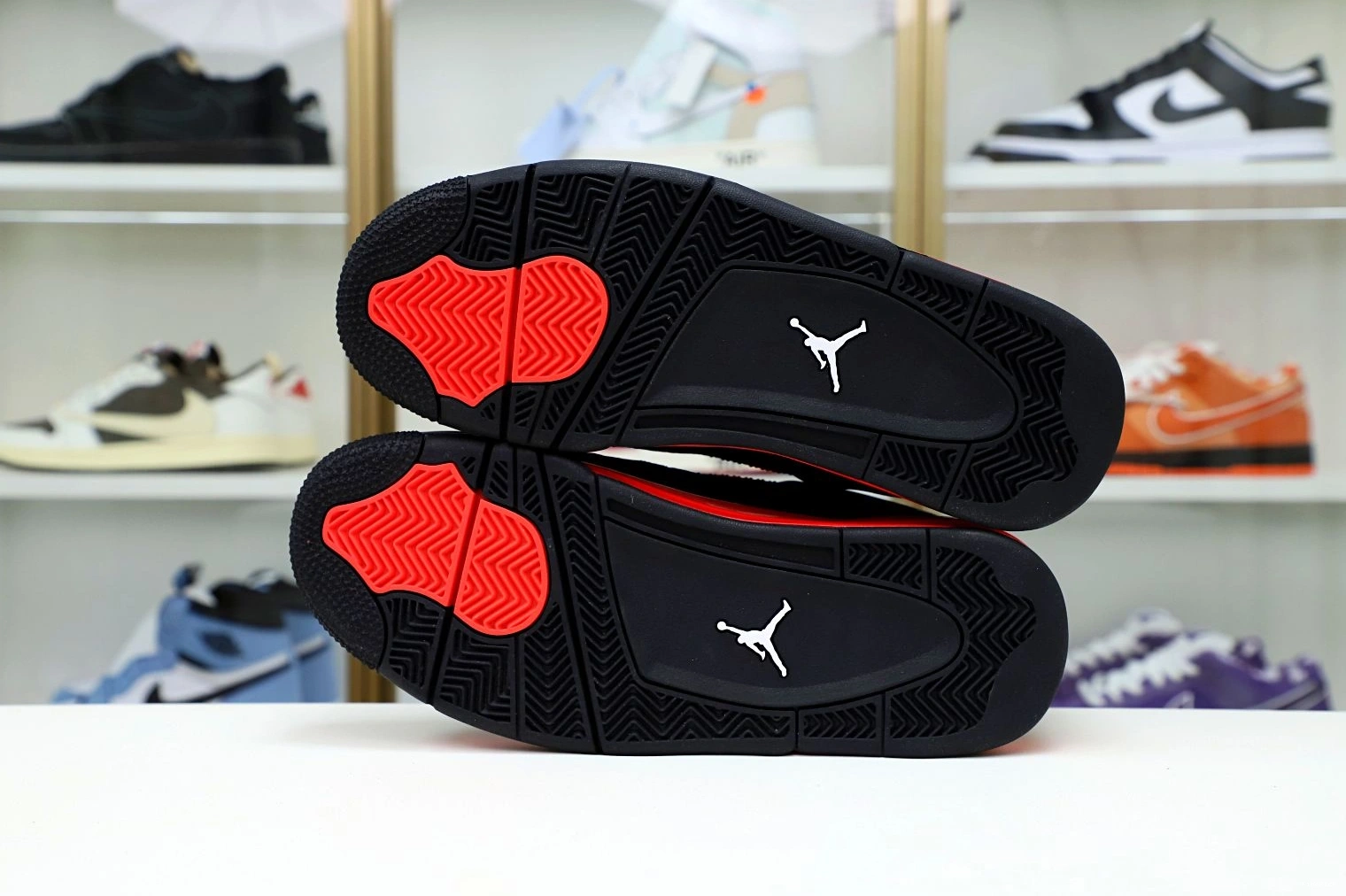 AIR JORDAN 'RED RETRO 4 THUNDER' 1229